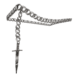 Chrome Sword Sterling Silver Chain Belt 1.0