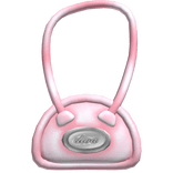 Chunky Diva Shoulder Bag - Pastel Pink