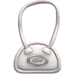 Chunky Diva Shoulder Bag - White