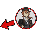 Chuuya Nakahara BSD Pointing Meme Circle