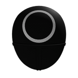 Circle Squid Game Guard Mask