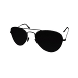 Classic Aviators in Jet Black