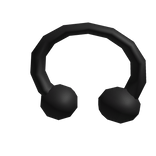 classic black 00g stretched septum 