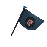 Classic Blue Brick Battle Flag