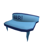 Classic Blue Frost Visor