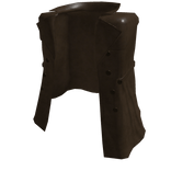 ♾️ Classic Brown leather trench coat (PBR)