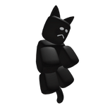 Classic Cat Back Plush - Black