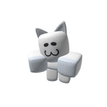 Classic Cat Plush Shoulder Pal - White (Right)