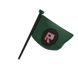 Classic Green Brick Battle Flag