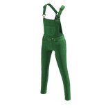 Classic Green Denim Overalls