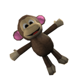 Classic Monkey Plush (Back)