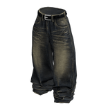 Classic Mud Wash Baggy Denim