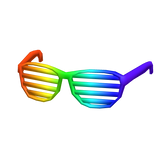 Classic Rainbow Shutter Shades