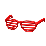 Classic Red Shutter Shades