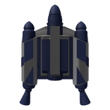 Classic Warrior's Blue Jetpack
