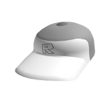 Classic White Backwards R Cap