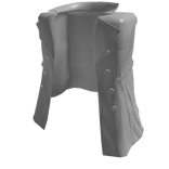 ♾️ Classic White leather trench coat (PBR)