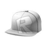 Classic White R Skater Cap