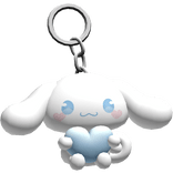 ♡ cloud bunny heart keychain