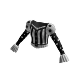 Clown Core Top Black and White