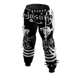 Clown pants Y2K joker jester black,