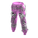 Clown pants Y2K joker jester pink,