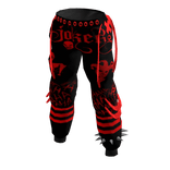 Clown pants Y2K joker jester RED,