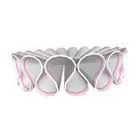 Clown Ruffles in White & Pink 3.0