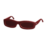 Coach Sunglasses Red Crystals with Glasses