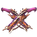 [CODE - DPS2]Double pink shotgun with chain