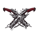 Double silver shotgun with chain