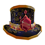 [CODE: GRCH] Gilded Red Crystal Hat
