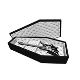 Coffin shaped guitar case