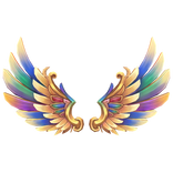  Colorful Angel wings