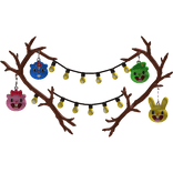 colorful antlers