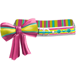 Colorful Elegant Gyaru Bow Belt 2000s Gold 