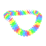 Colorful Hawaiian Lei Necklace