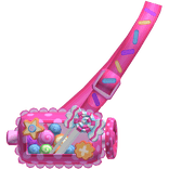  colorful kidcore candy clown decora purse 