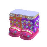 colorful kidcore candy clown decora socks