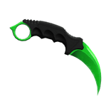Combat Karambit: Green [L R6]