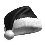 Comfy Black Christmas Santa Hat