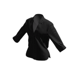 comfy black/grey striped summer blouse