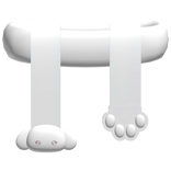 ♡ Comfy Winter My Melody Sanrio Scarf in White