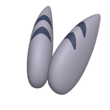 COMICALLY Large Shark Ears