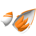 🔴 Cone Shark Ears Orange