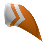 🔴 Cone Shark Fin Orange