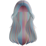 ♡ Confetti Long Wavy Hair