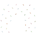 ♡ confetti sprinkles aura