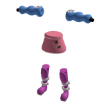 Conjunto mangas azules