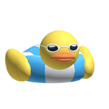 Cool Duck Pool Float 🦆😎